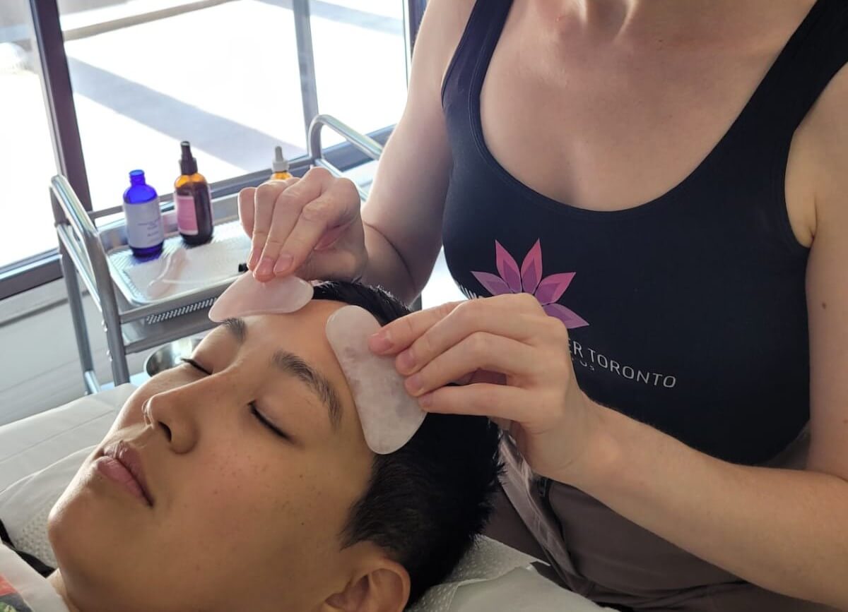 facial gua sha for anti aging in toronto at Acupuncture Center Toronto